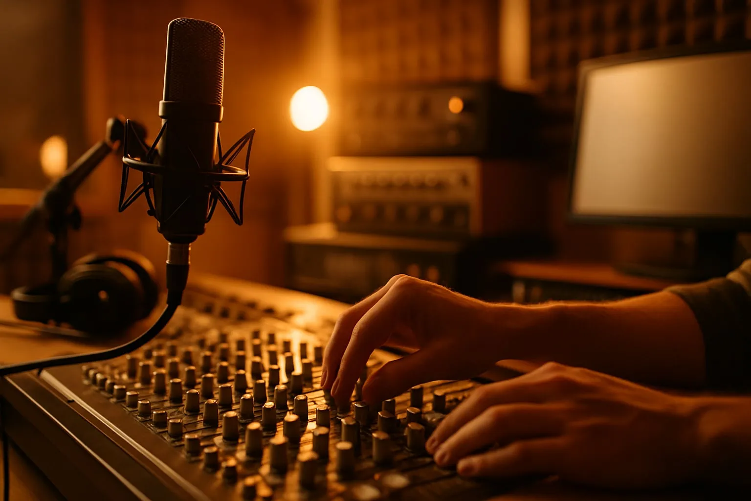 Locação de estúdio e espaços artísticos para produção sonora