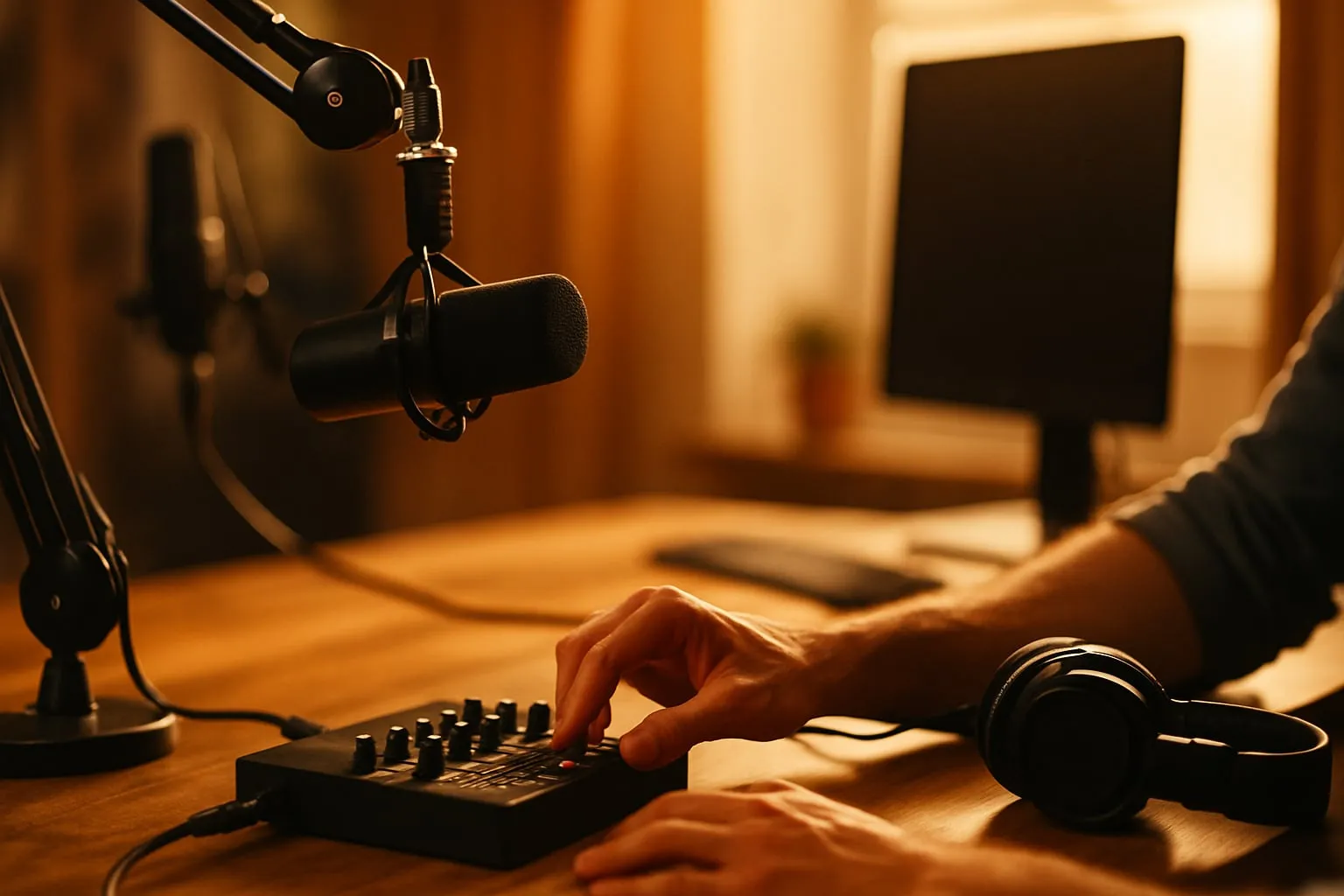 Estúdio de podcast profissional em casa: guia prático