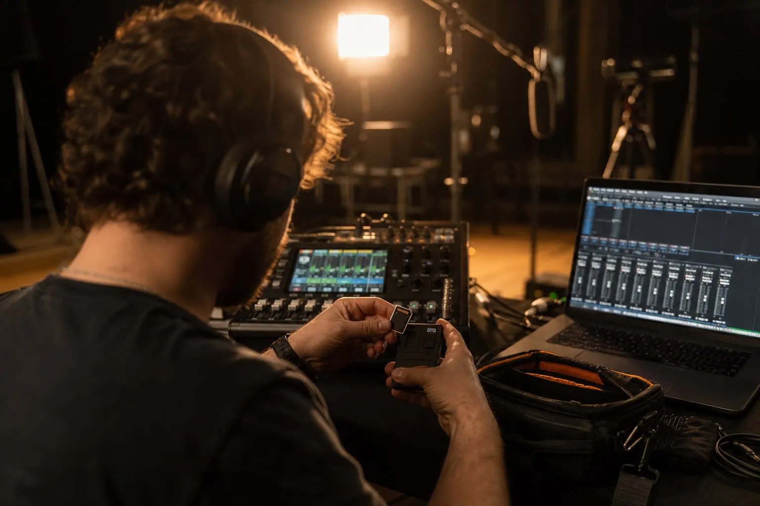 Backup de áudio em campo: protocolo contra perdas reais