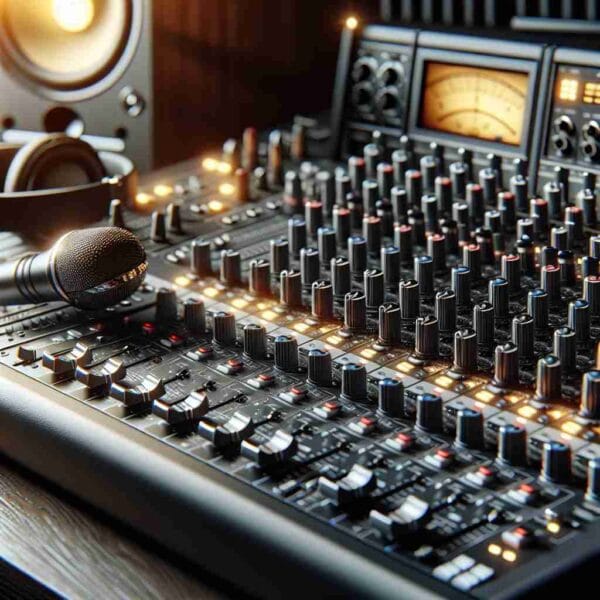 An image illustrating Mixer de Áudio: Domine a Arte da Mixagem