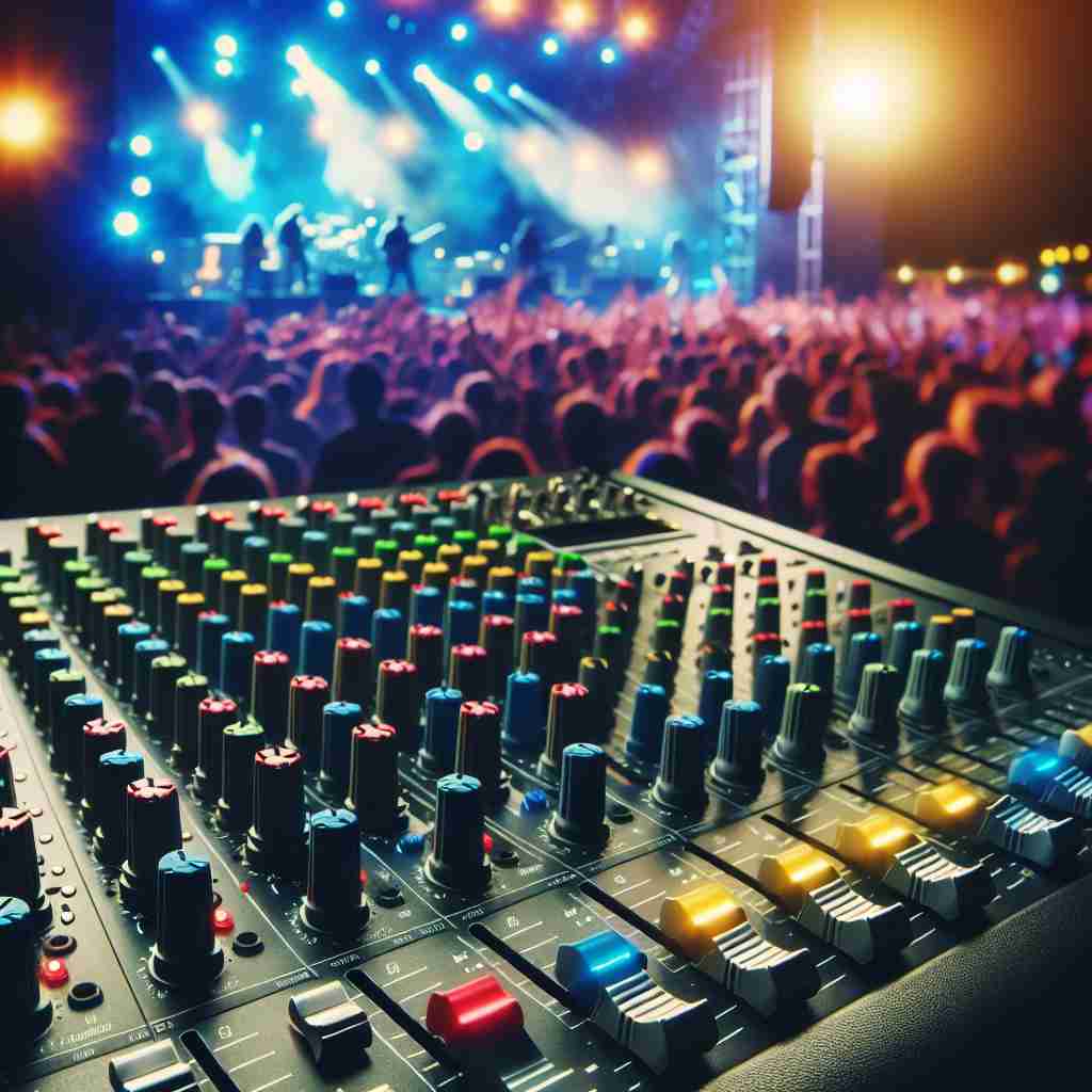 An image illustrating Som Ao Vivo Com Equipamento De Áudio Profissional