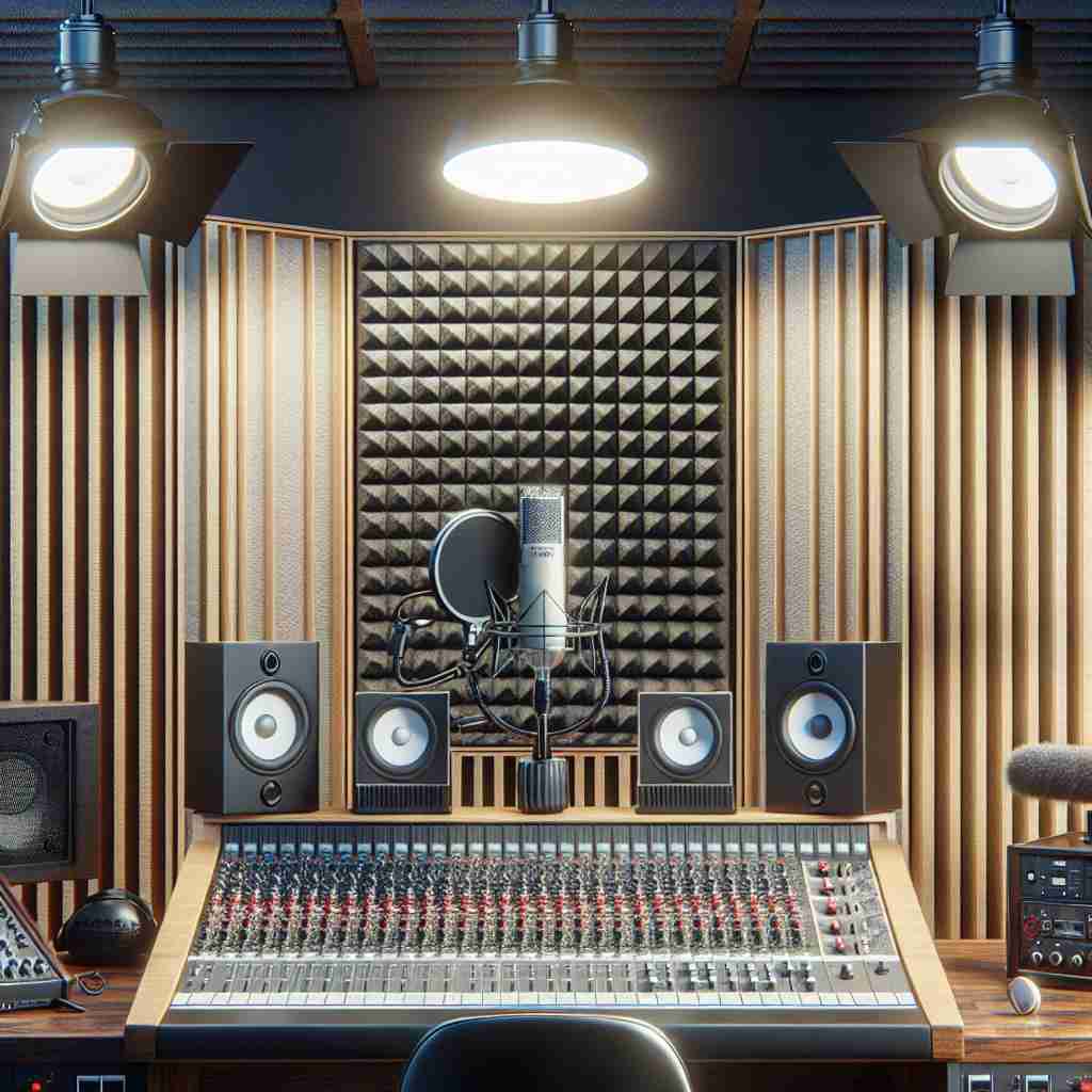 An image illustrating Tratamento Acústico para Gravação de Voz