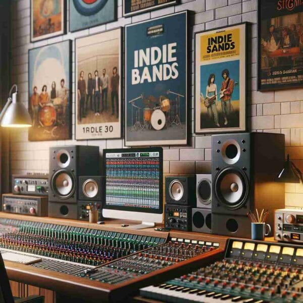 An image illustrating Como Mixar Músicas Indie em Casa