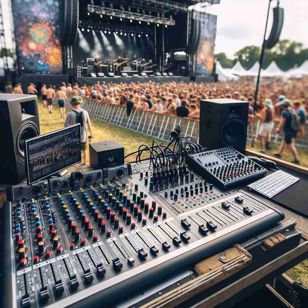 An image illustrating Guia Definitivo: Como Montar um Estúdio Móvel para Shows