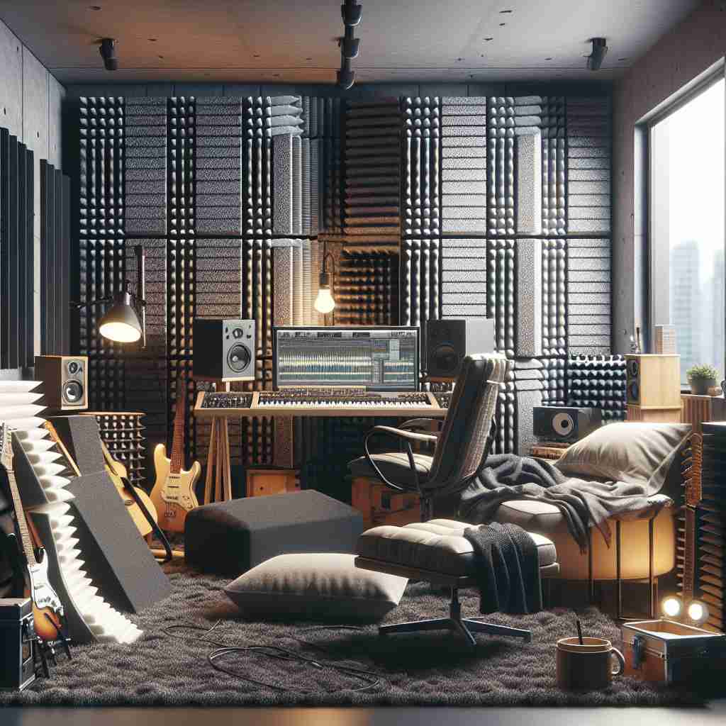 An image illustrating Acústica DIY com Absorvedores Baratos