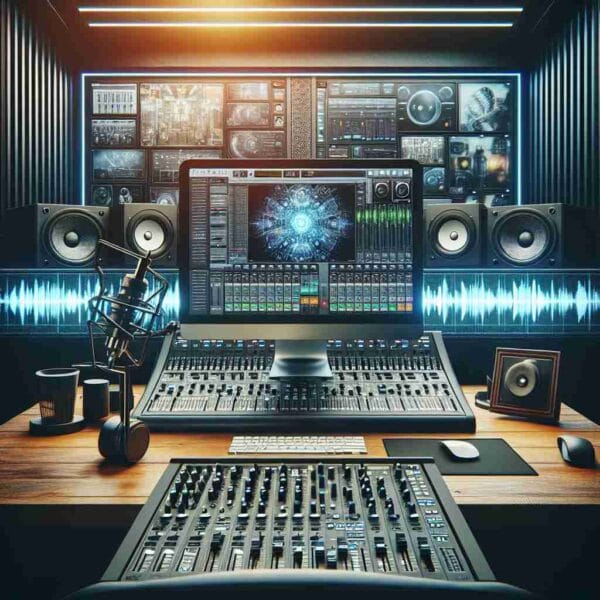 An image illustrating Como Editar Áudio de Podcast com DAW